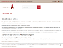 Tablet Screenshot of detecteur-de-fumee.net